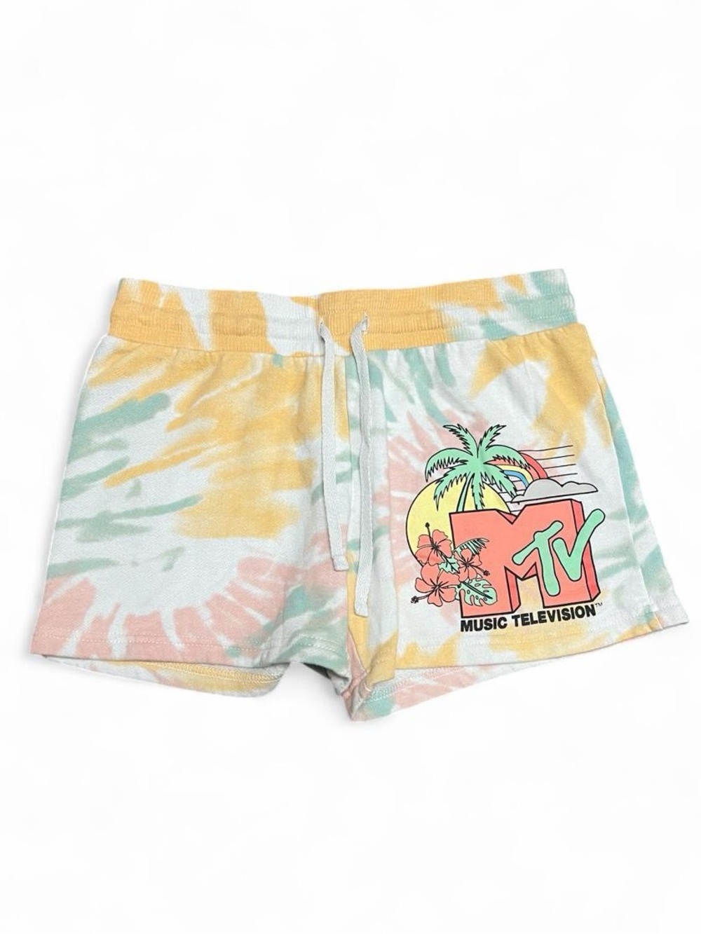 MTV Tie Dye Graphic Shorts Size Small